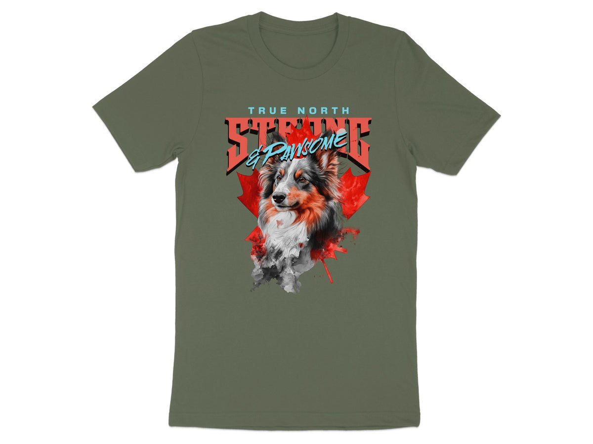 True North Strong and Pawsome Graphic T-shirt product