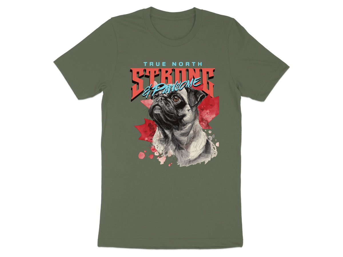 True North Strong and Pawsome Graphic T-Shirt product