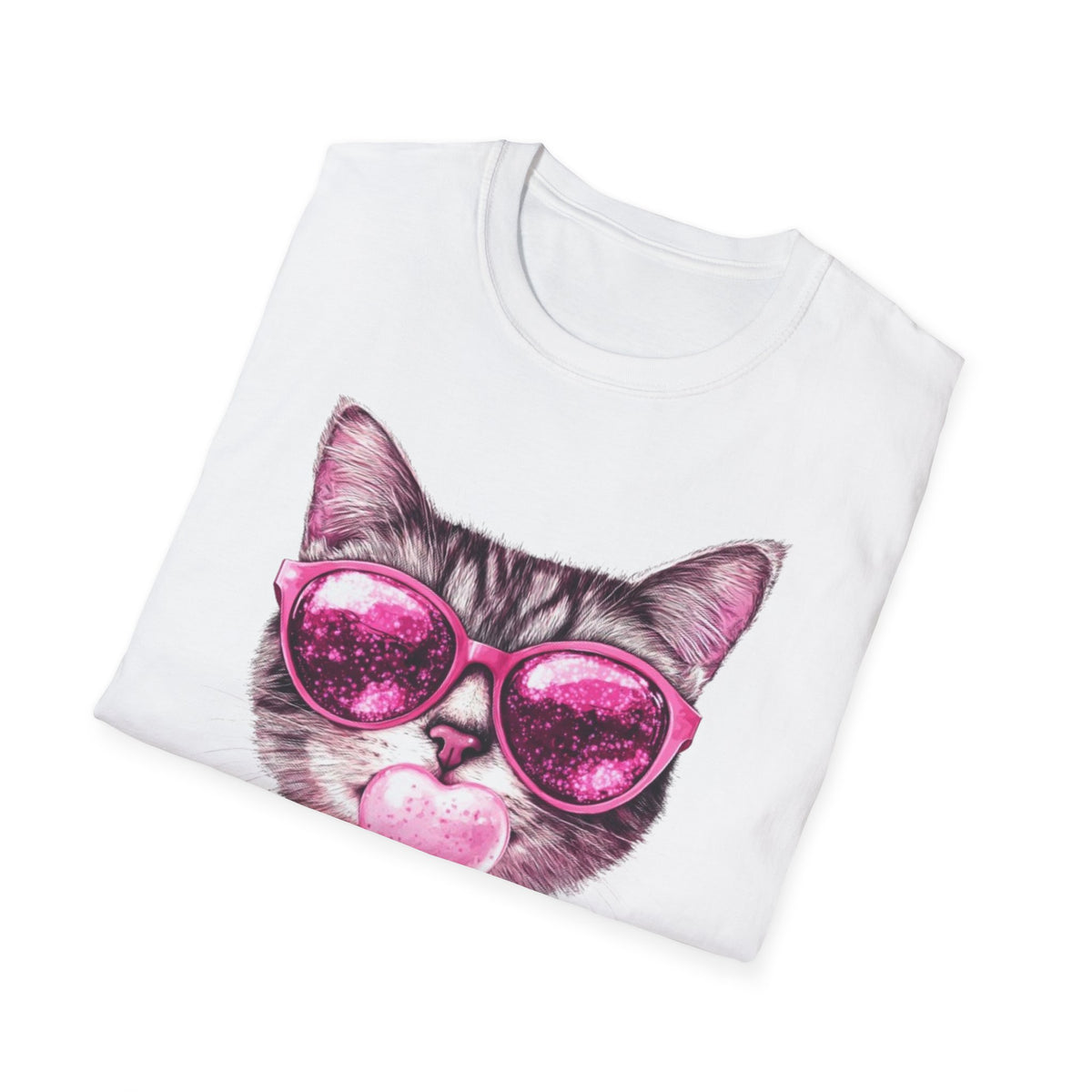 Preppy Cat Softstyle T-Shirt
