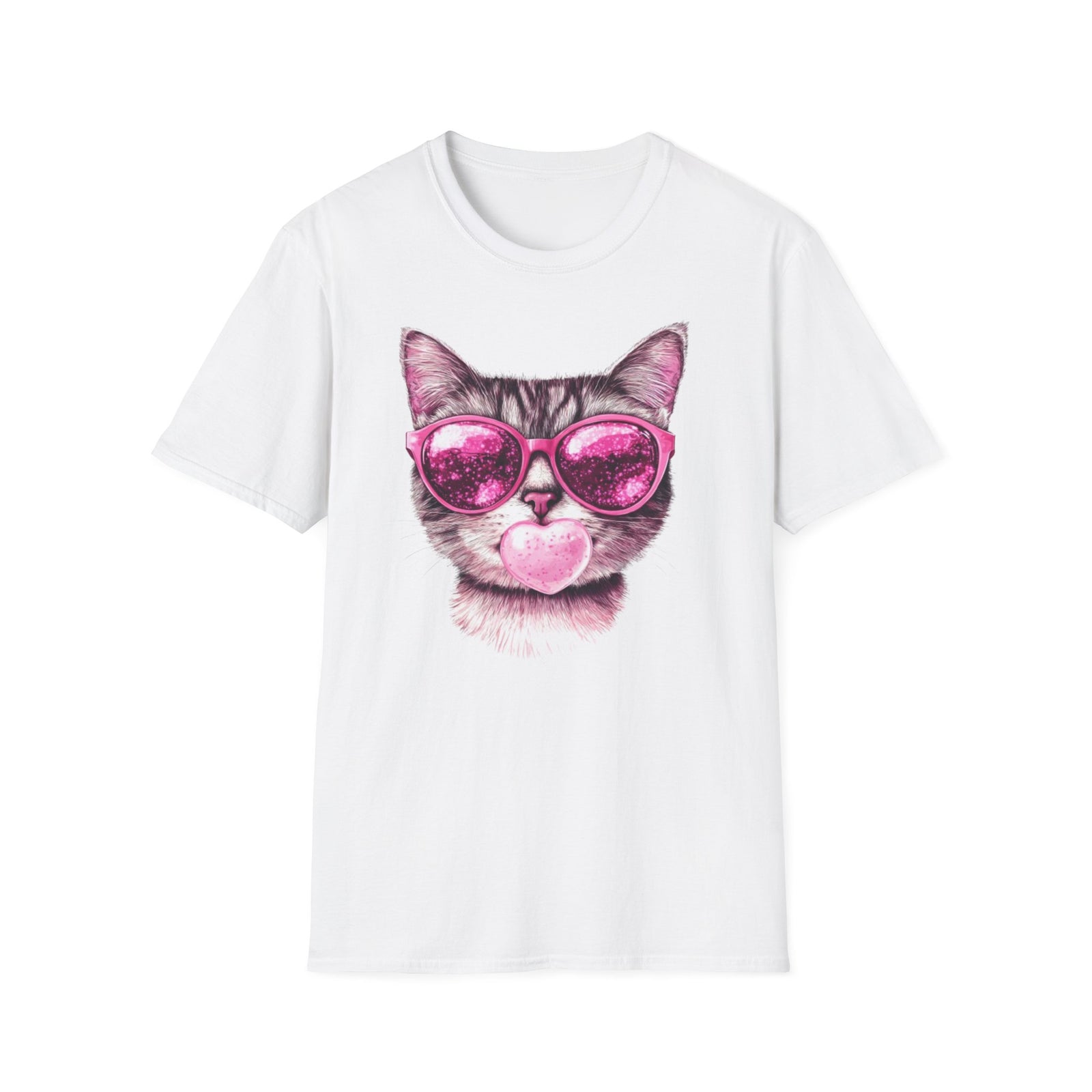 Preppy Cat Softstyle T-Shirt