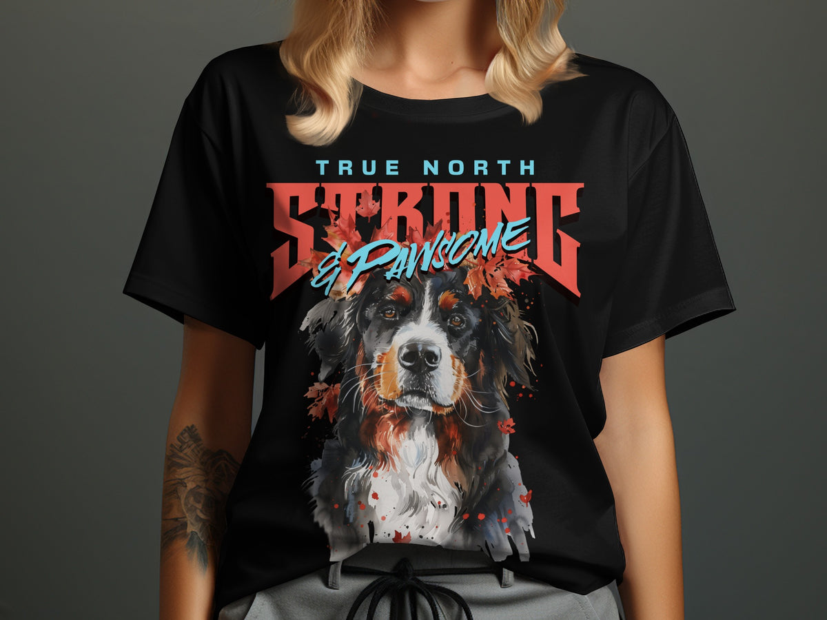 True North Strong and Pawsome Graphic T-Shirt product type