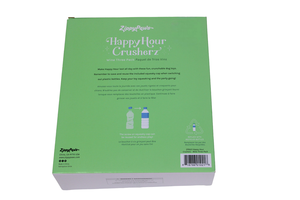 wine three pack plush