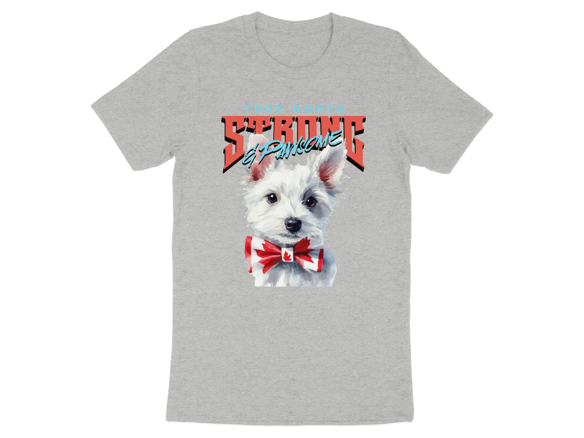 True North Strong and Free Dog Bow Tie T-shirt product type