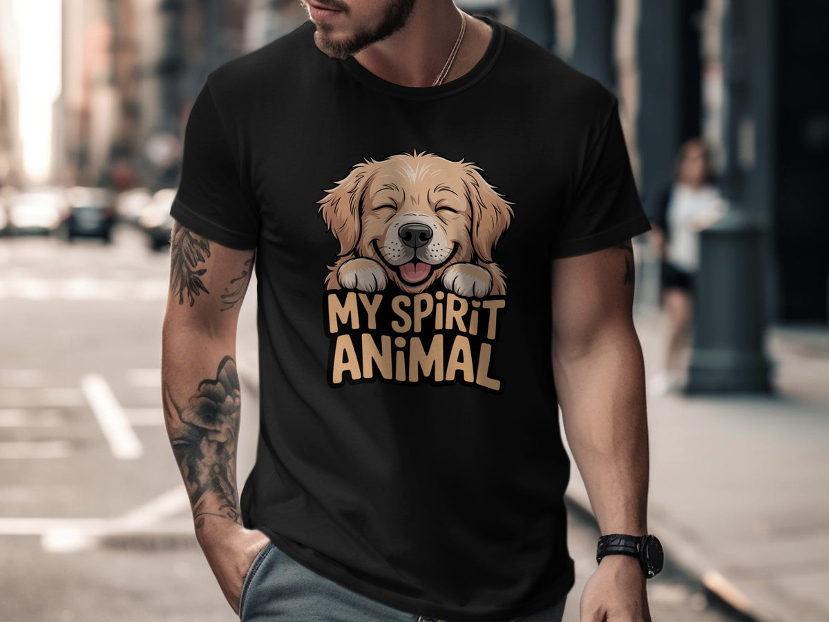 My Spirit Animal Dog Design Graphic T-shirt