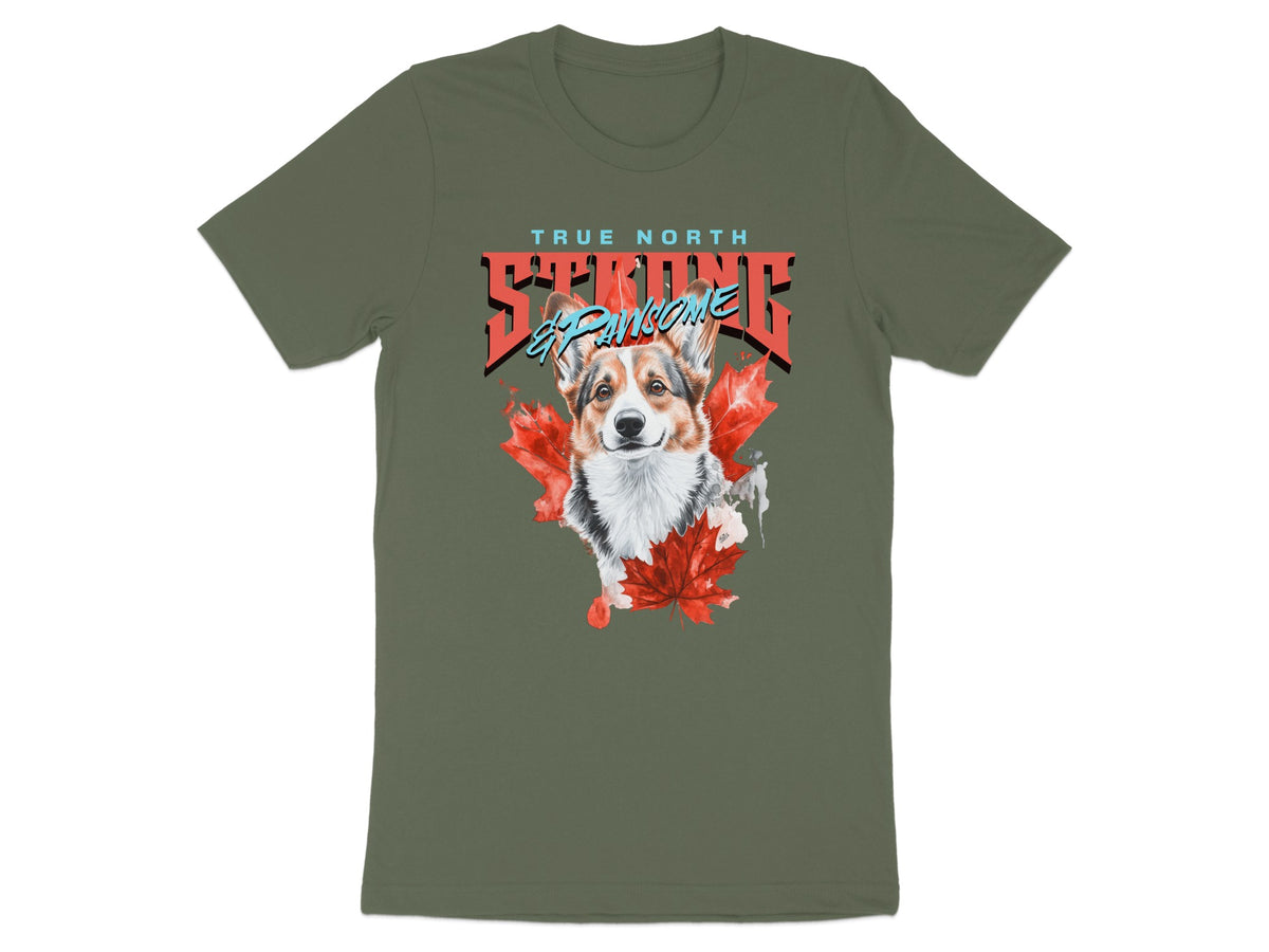 True North Strong and Free Dog Graphic T-Shirt product type