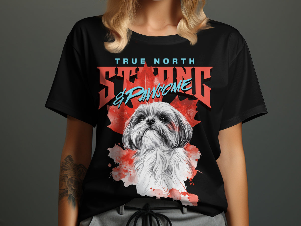 True North Strong and Pawsome Graphic Shirt product type