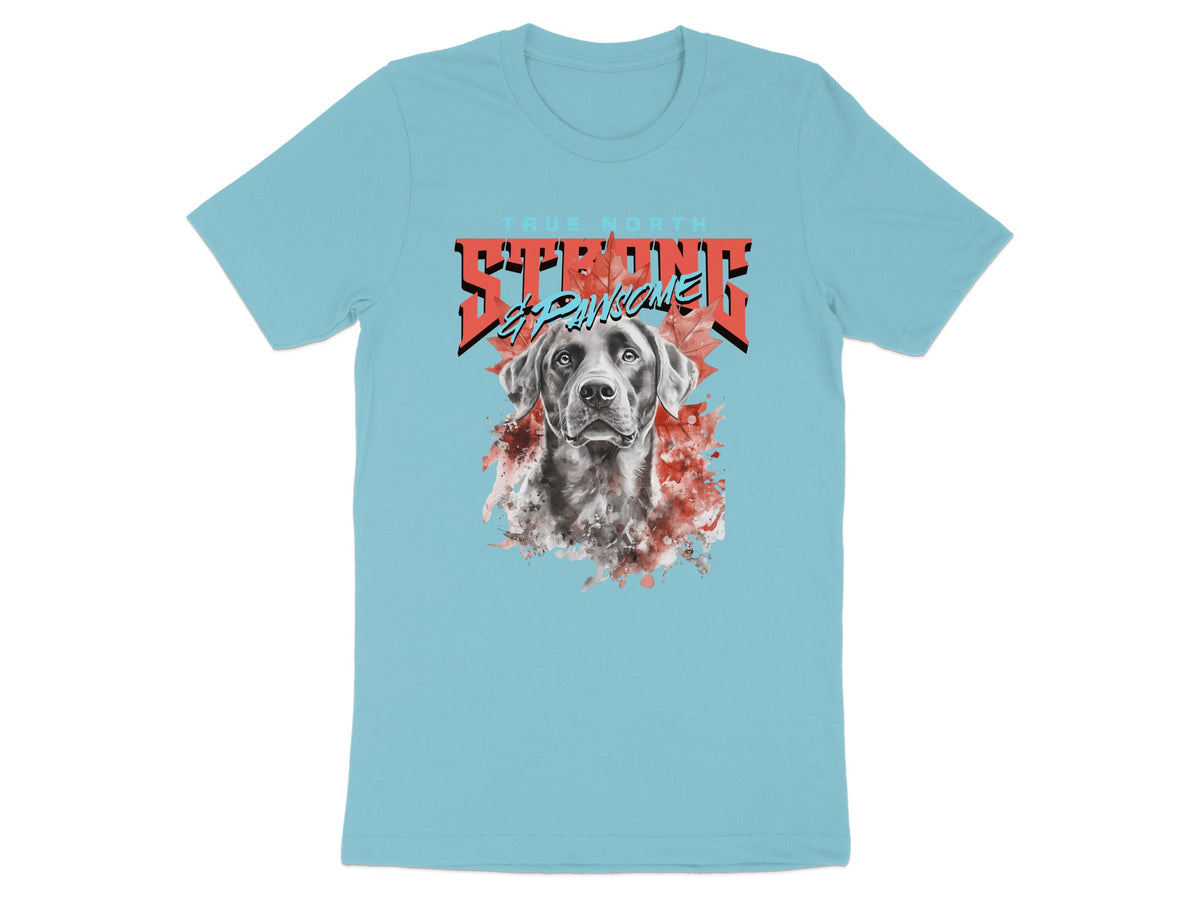 True North Strong Awesome Dog Print T-shirt product