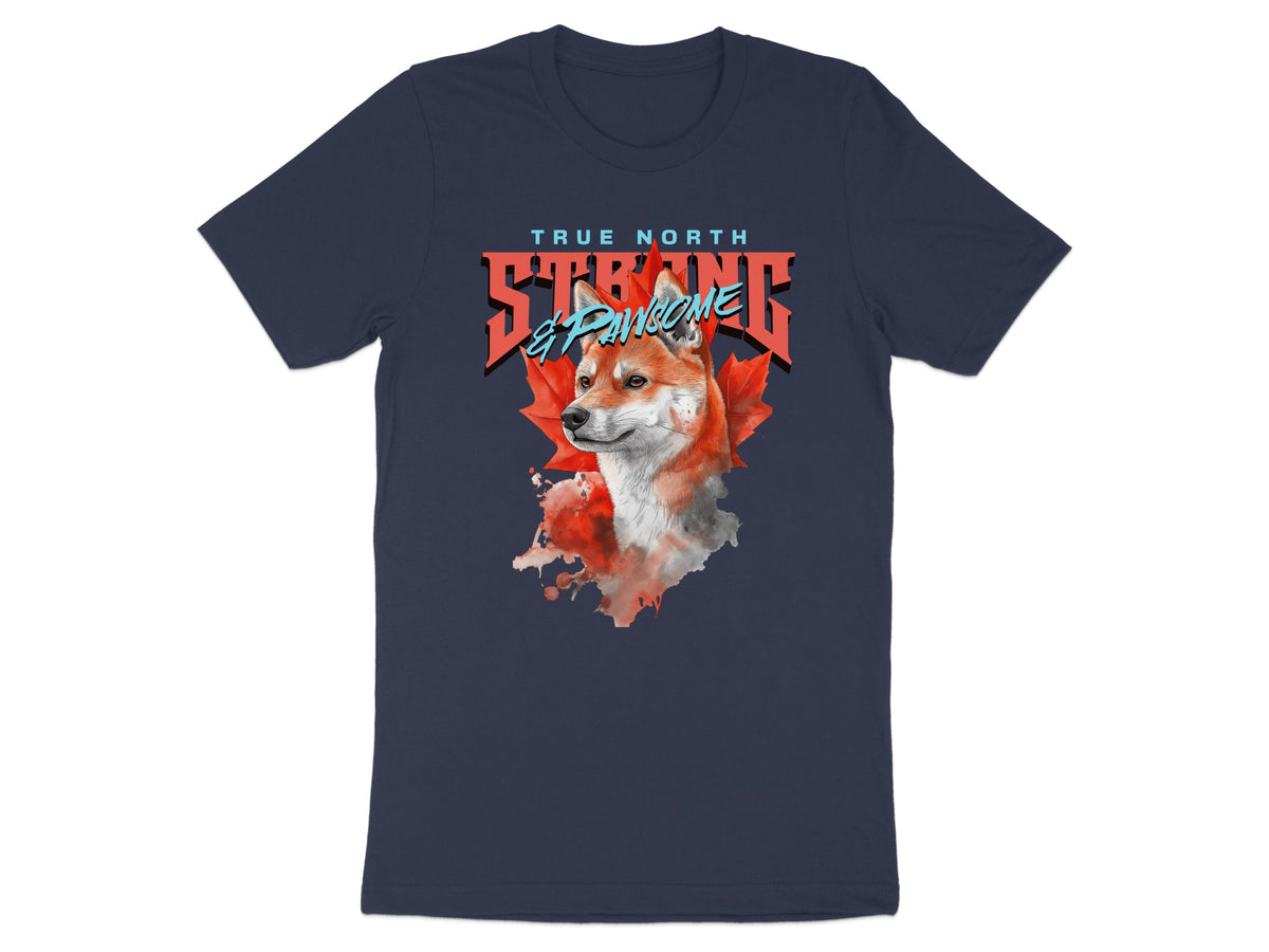 True North Strong Brave Dog Graphic T-Shirt product