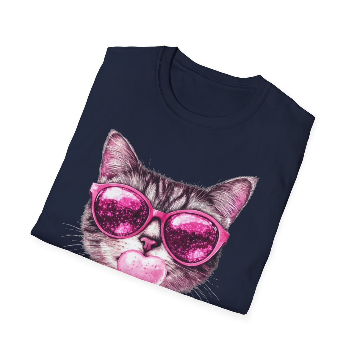 Preppy Cat Softstyle T-Shirt