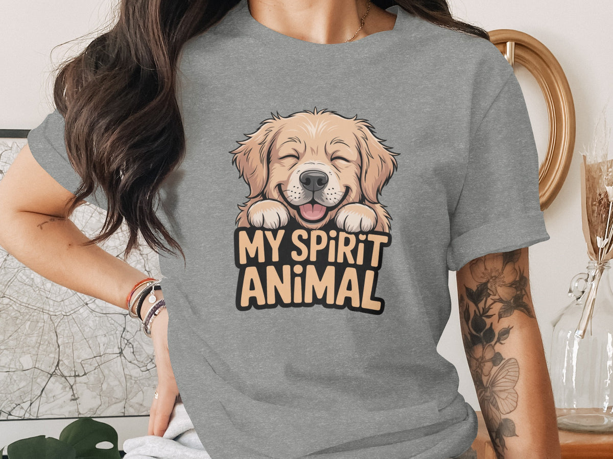 My Spirit Animal Golden Retriever Graphic T-Shirt