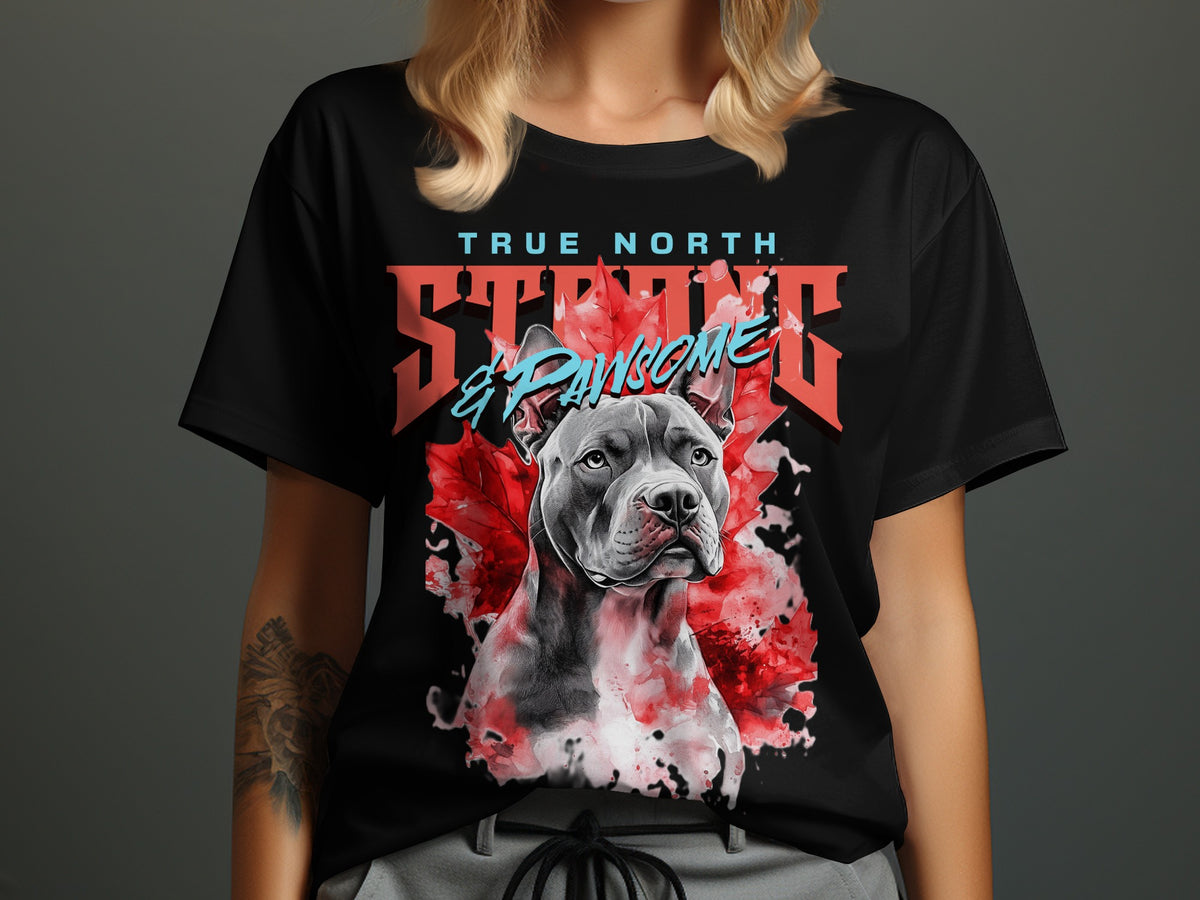 True North Strong and Awesome Graphic T-Shirt product