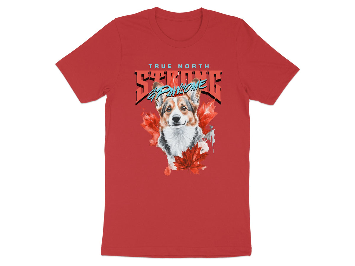 True North Strong and Free Dog Graphic T-Shirt product type