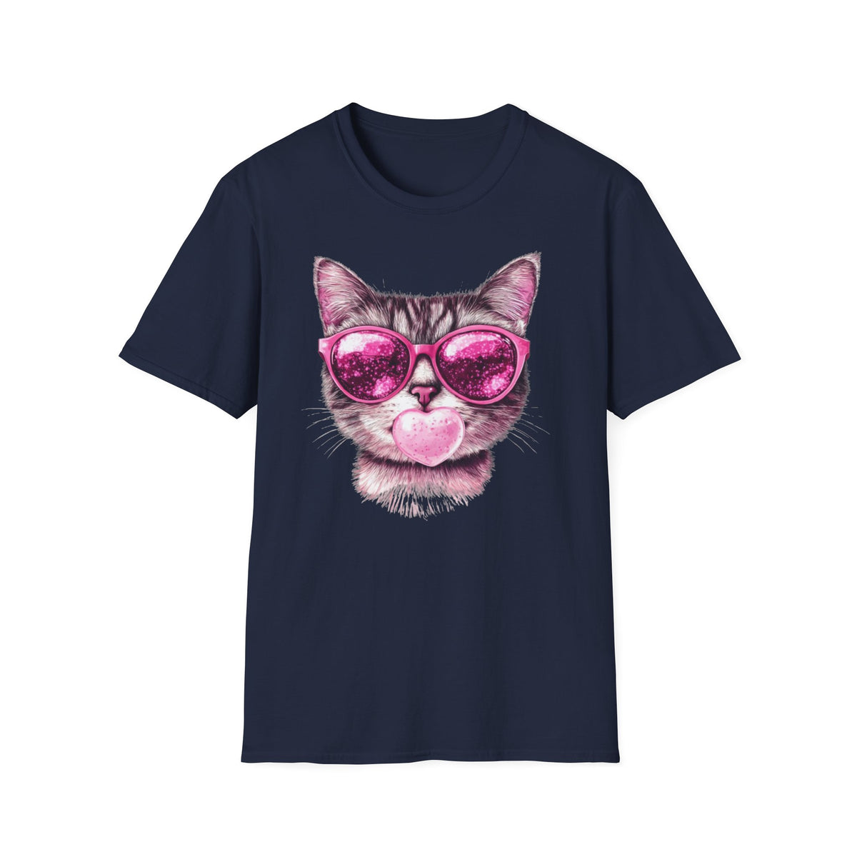 Preppy Cat Softstyle T-Shirt