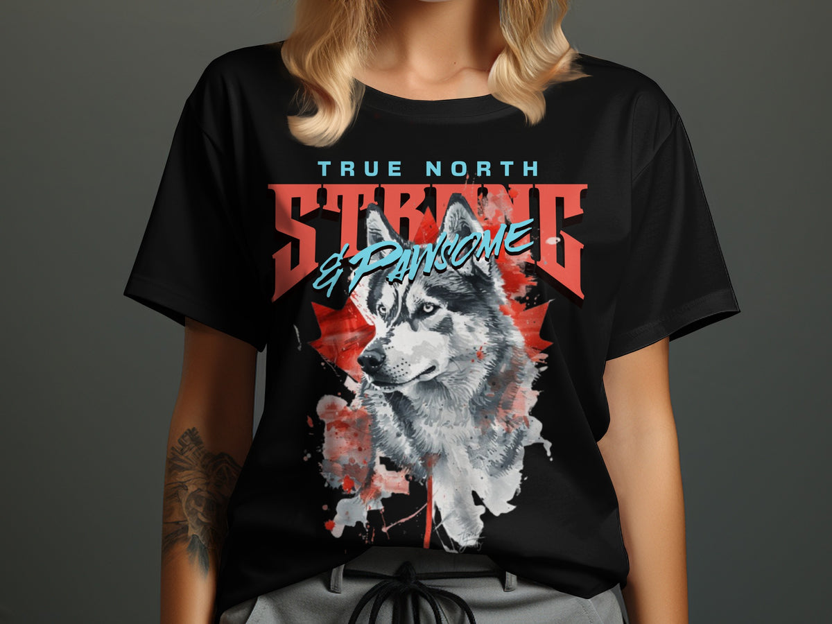 True North Strong and Pawsome Graphic Tee product type