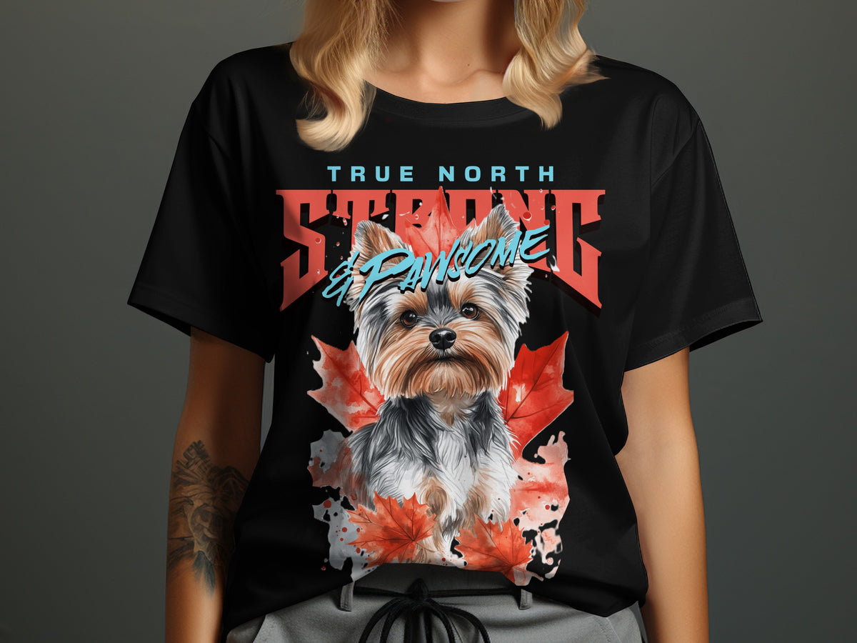 True North Strong and Awesome Graphic T-Shirt product