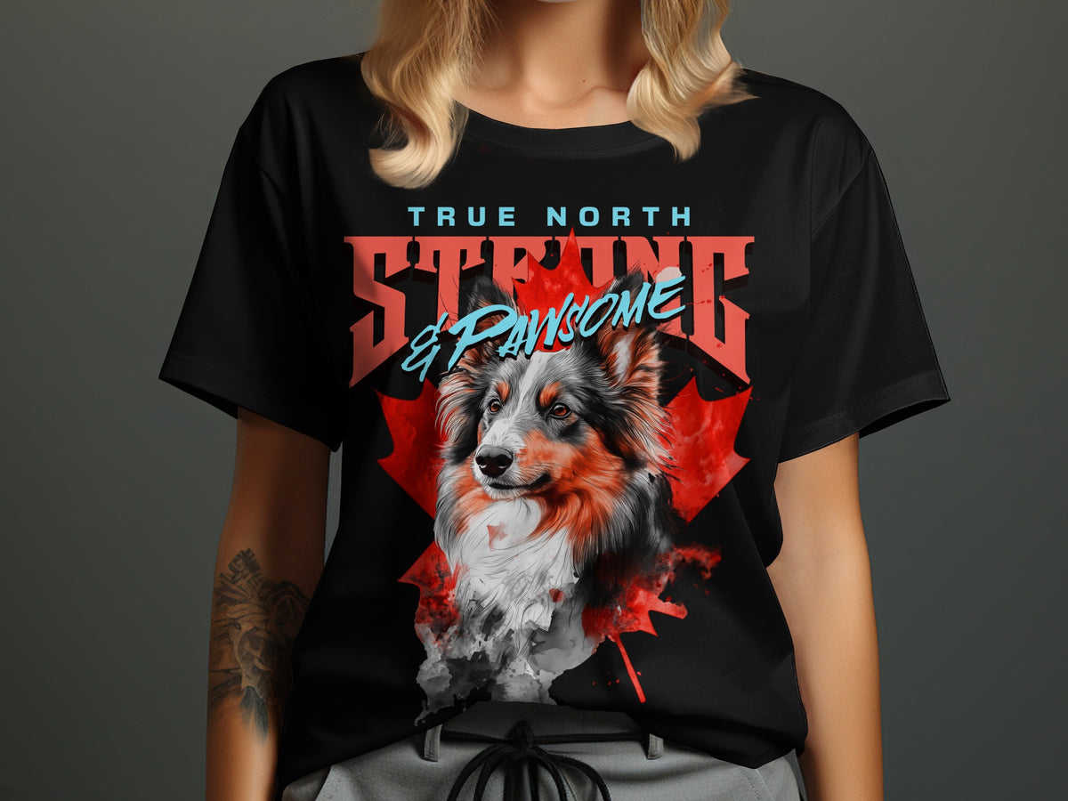 Strong and Pawsome True North Graphic T-Shirt product