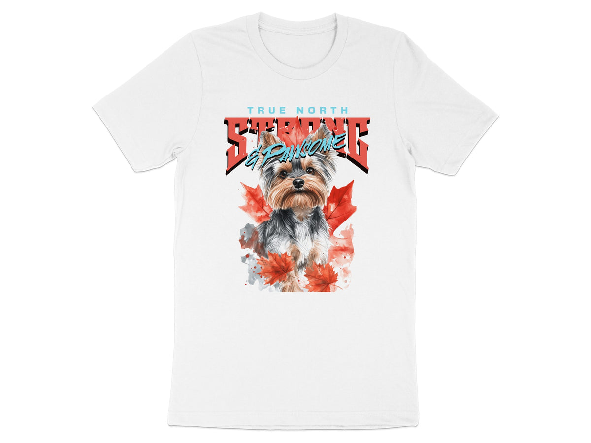 True North Strong and Free Dog Themed T-Shirt Product Type