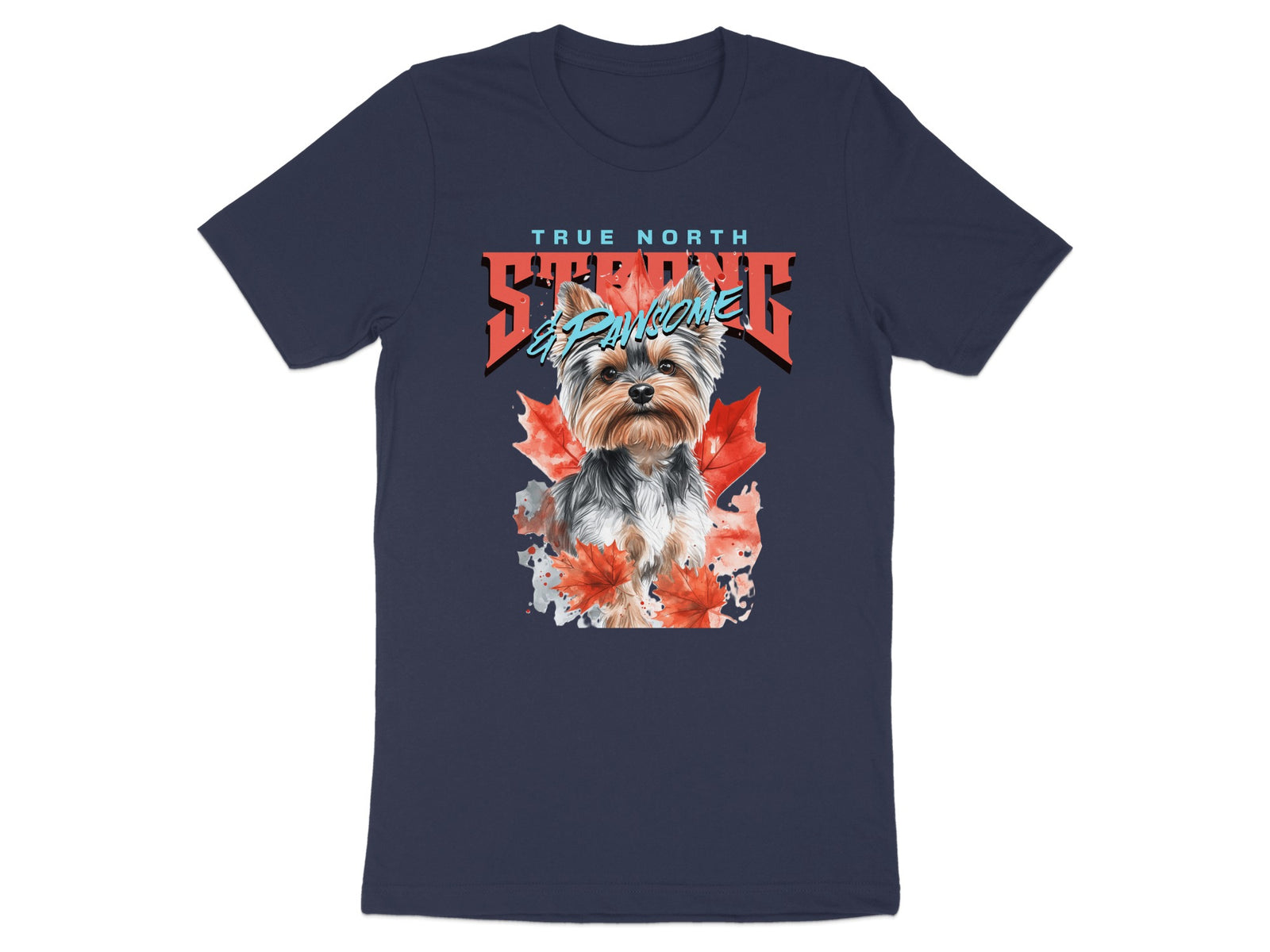 True North Strong and Pawsome Graphic T-Shirt product