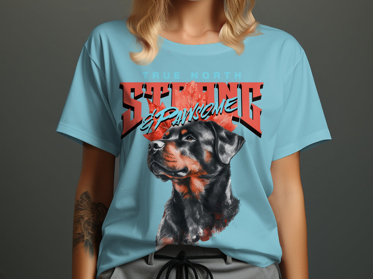 True North Strong and Pawsome Graphic T-Shirt Product