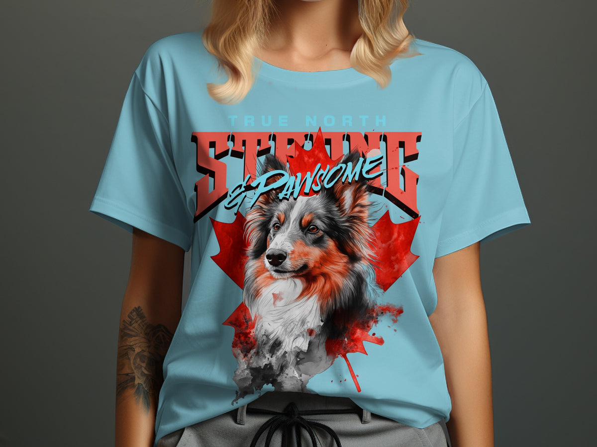 True North Strong and Paw-some Graphic T-Shirt product