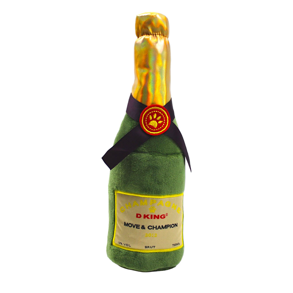 Champagne bottle outlet dog toy