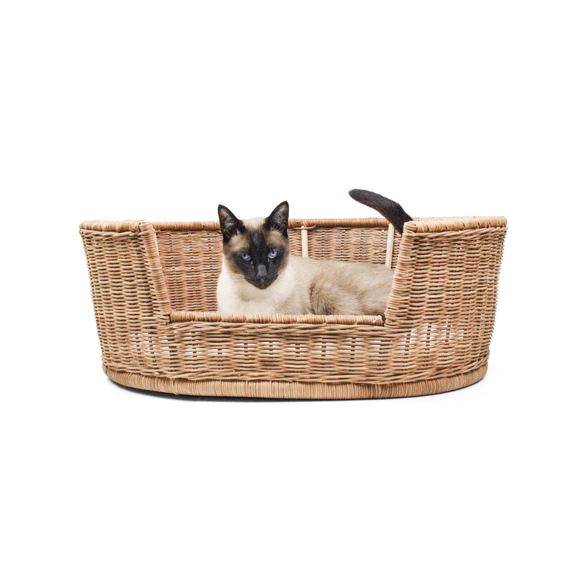 SnuggleNest Basket Pet Bed