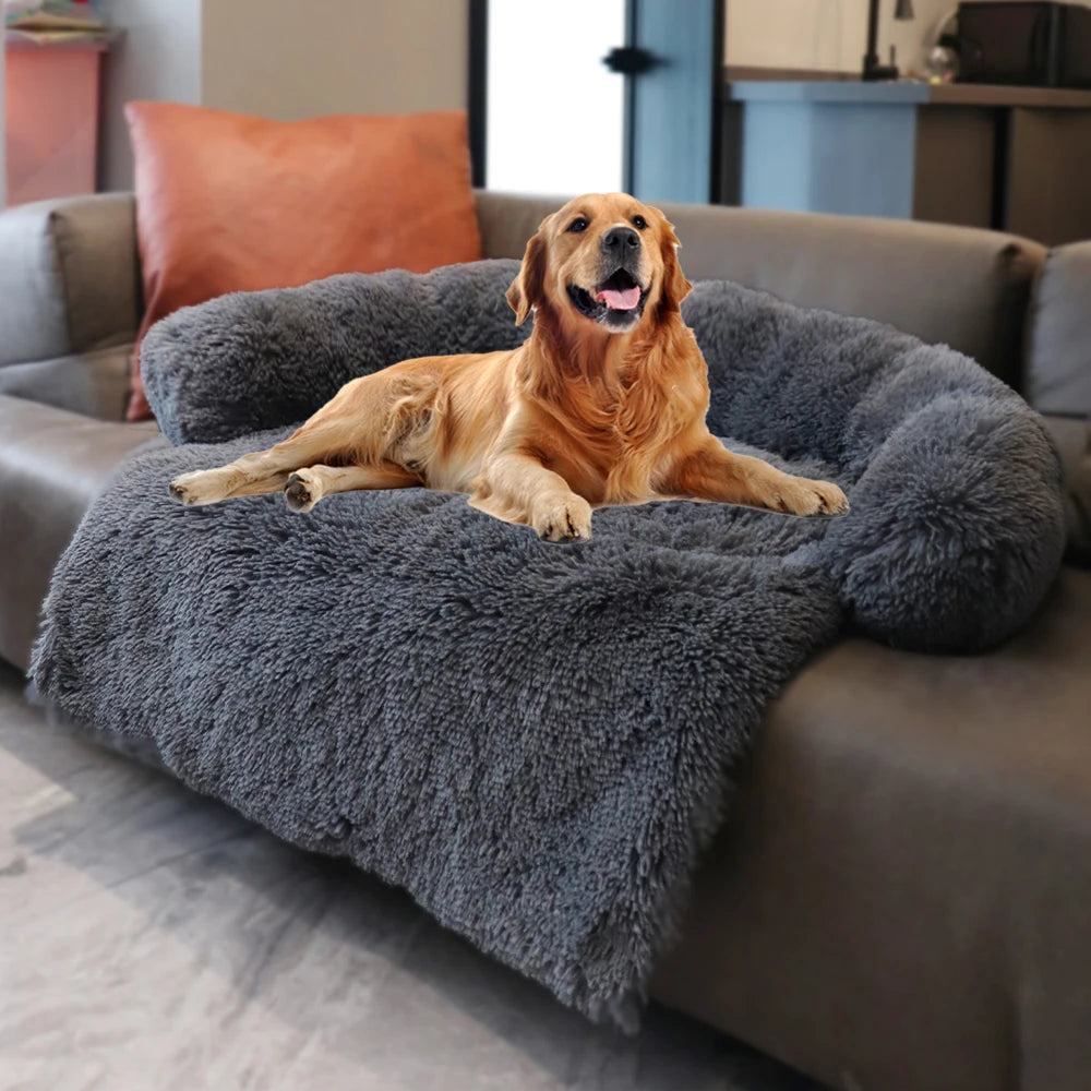 Soft Plush Sofa Mat for Large Dogs