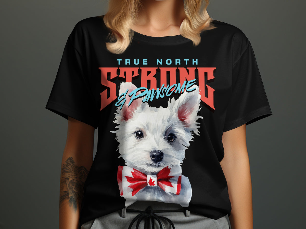 True North Strong and Paw-some T-shirt product type