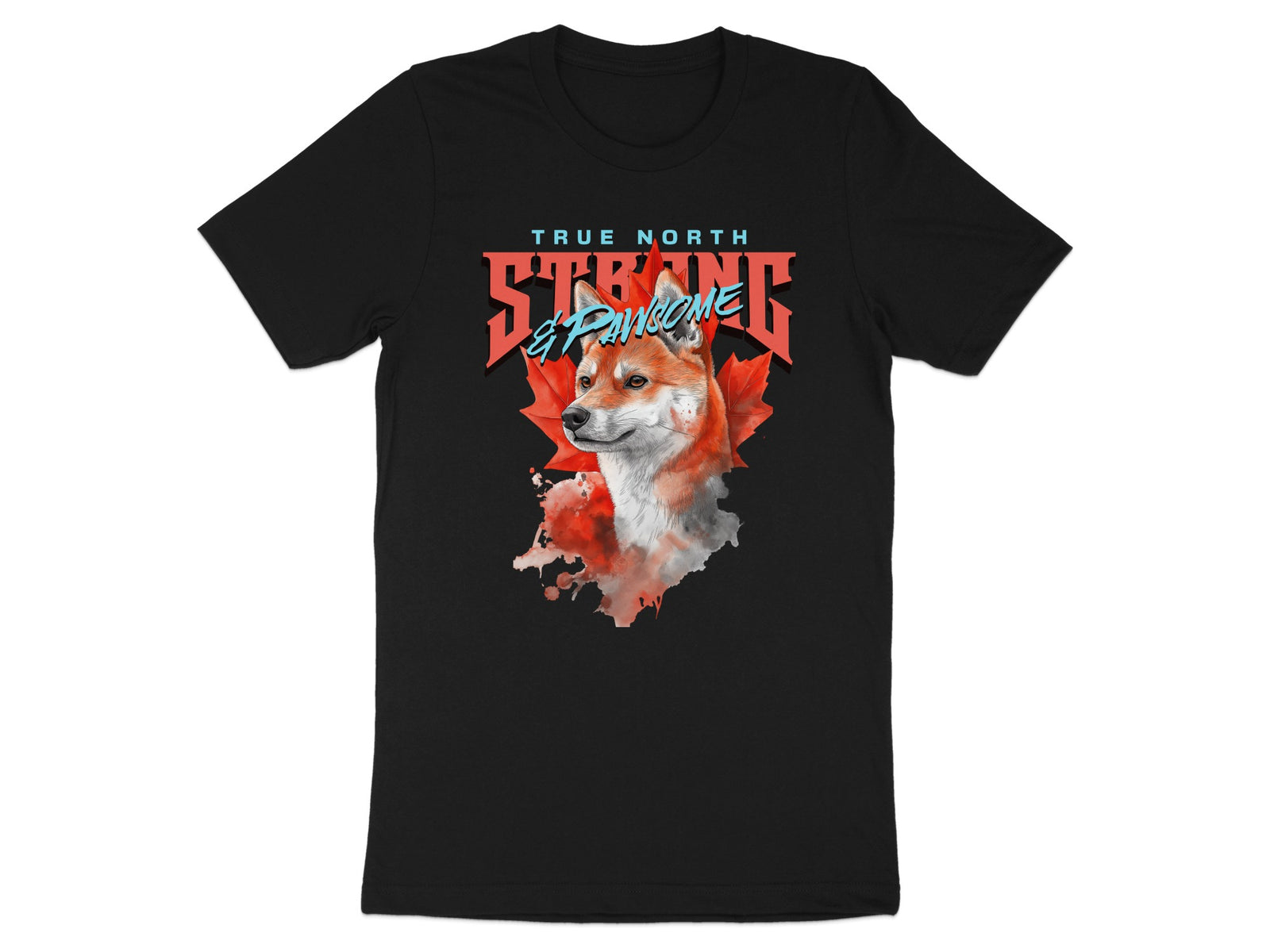 True North Strong and Free Dog Graphic Tee product type