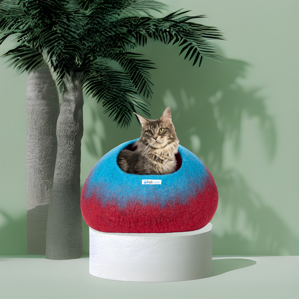 Luxurious Merino Wool Cat Cave