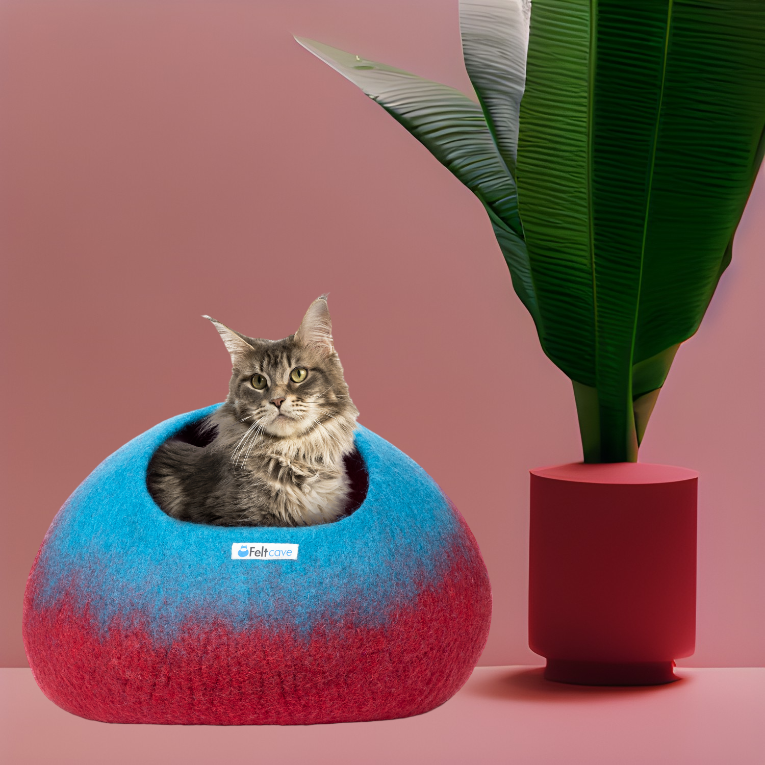 Luxurious Merino Wool Cat Cave