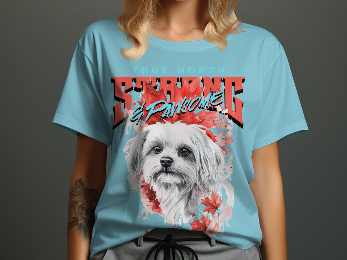 True North Strong and Pawsome Graphic T-Shirt product type