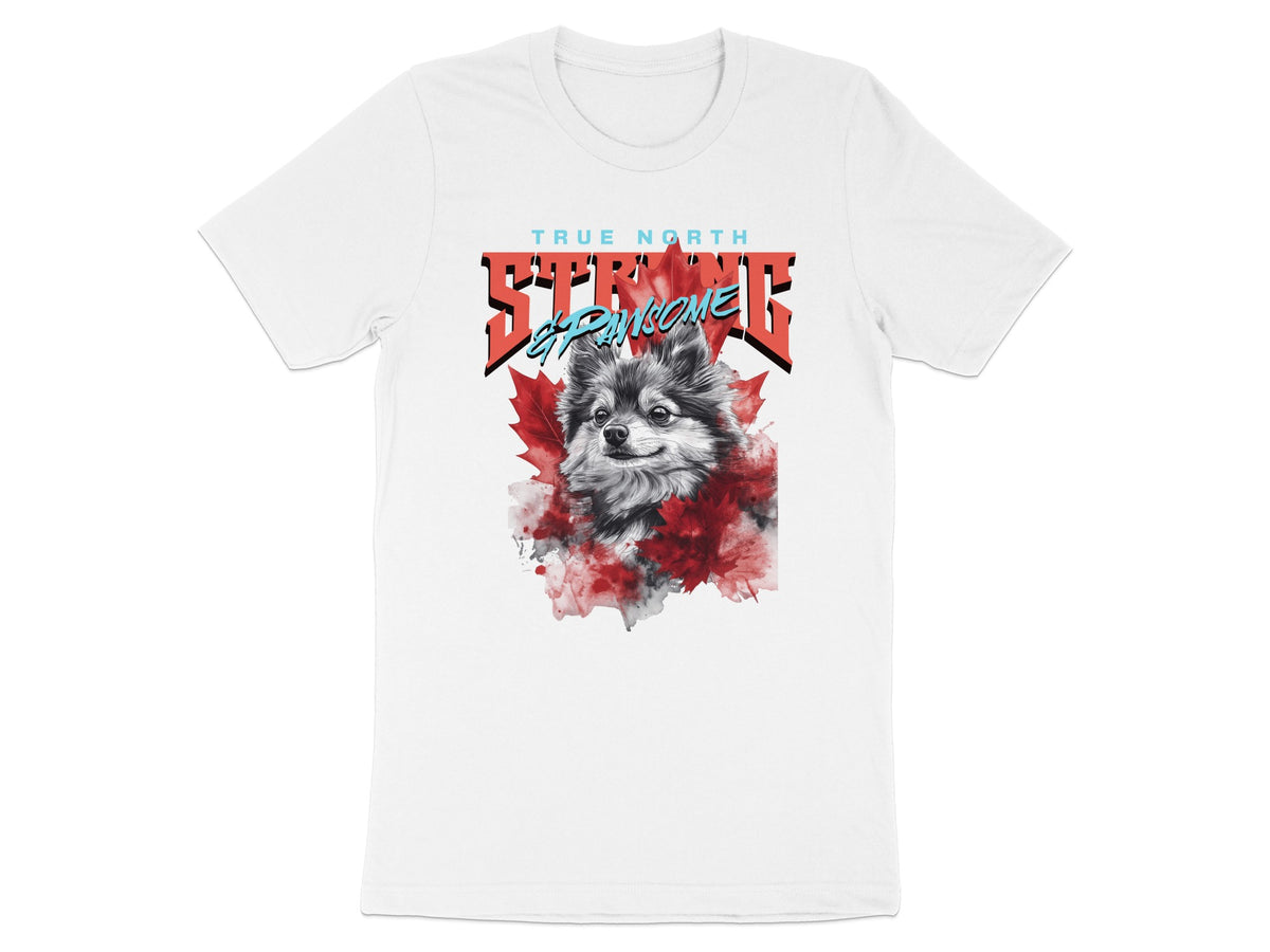 True North Strong Pomeranian Graphic Tee Shirt product type