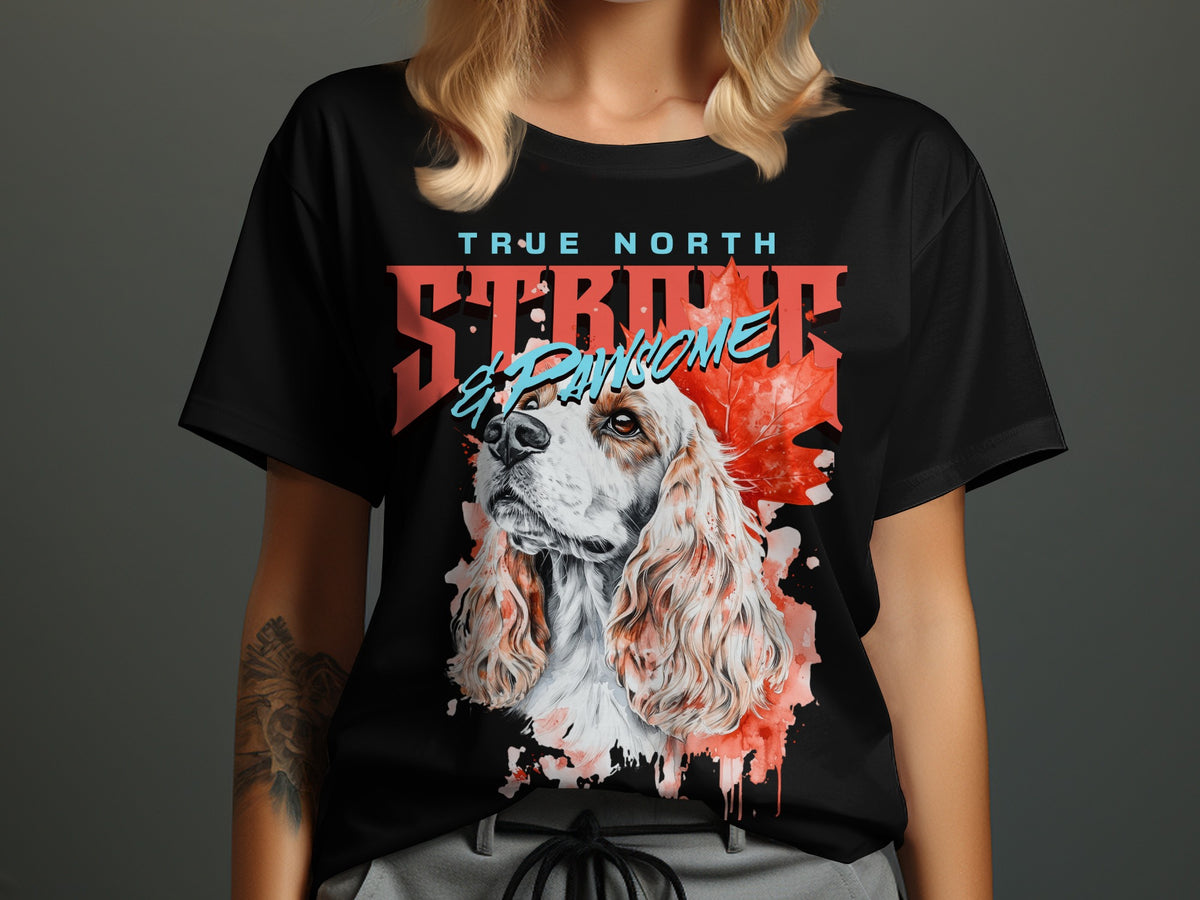 True North Strong and Pawsome Graphic T-Shirt product type