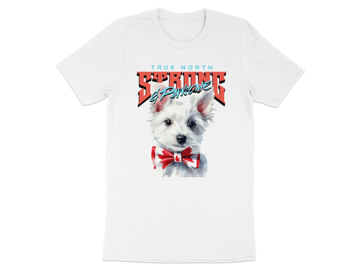 True North Strong and Cute Dog Graphic T-Shirt product
