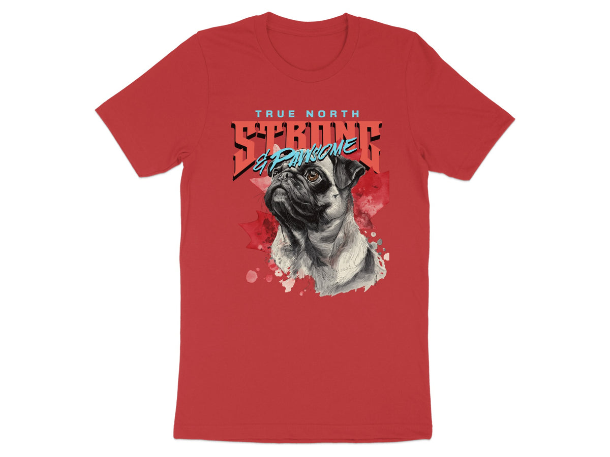 True North Strong And Pug Home Graphic T-Shirt product