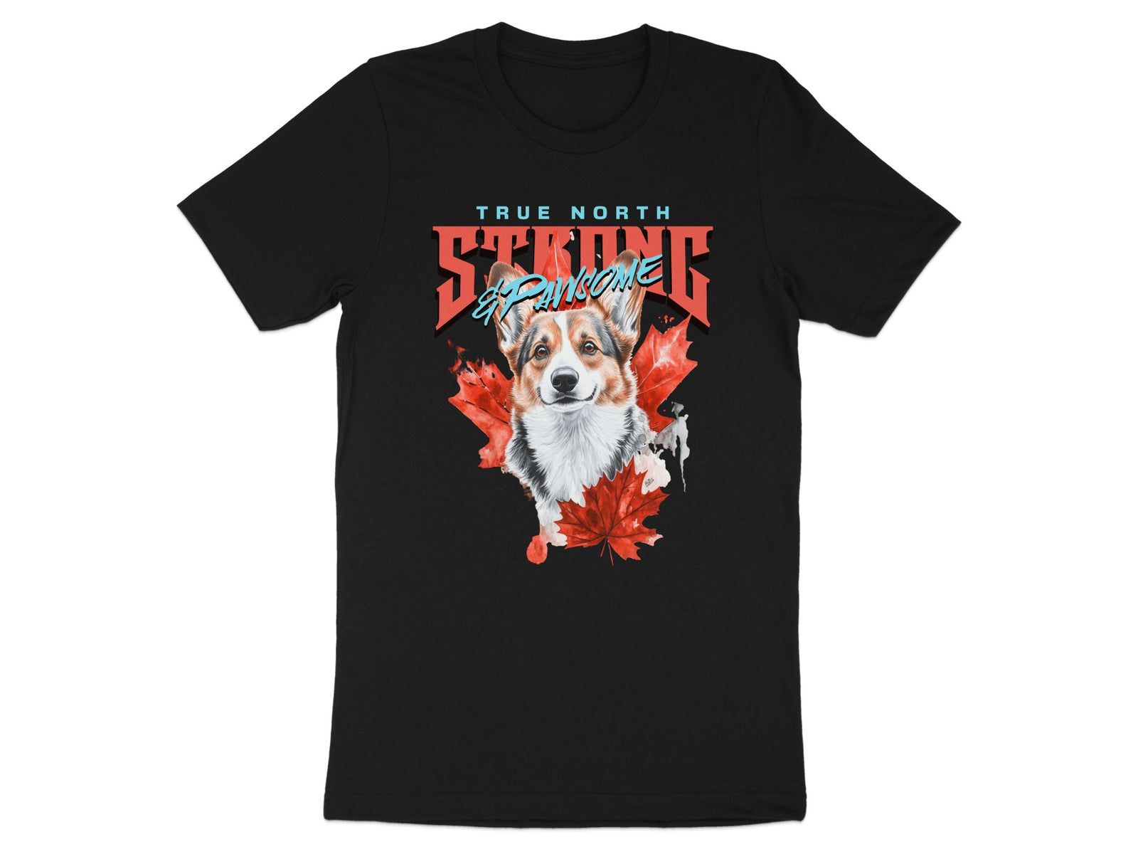 True North Strong and Corgi Graphic Tee Shirt product type