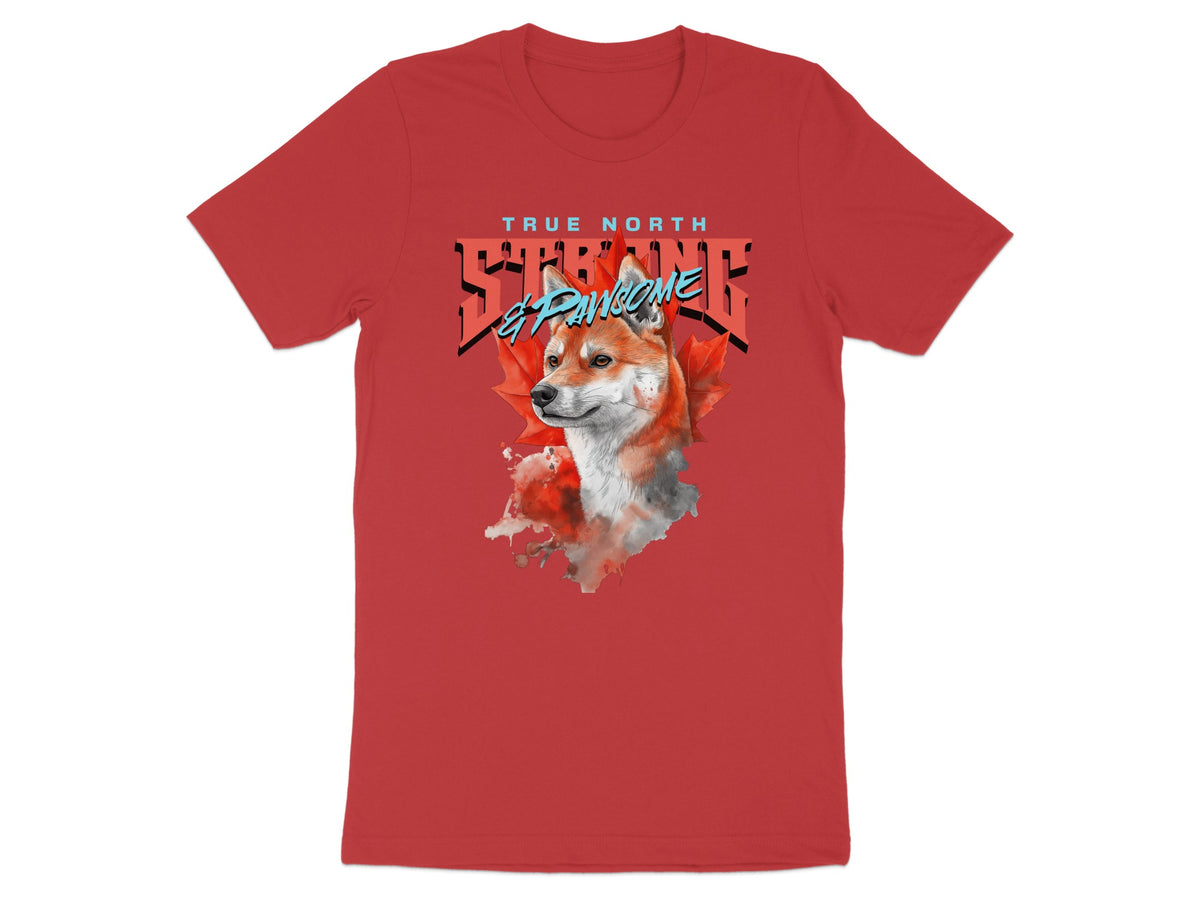 True North State of Pawssome Red Dog T-Shirt product