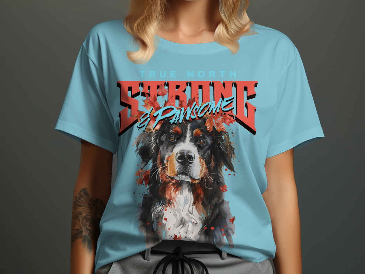True North Strong and Pawsome Dog T-shirt product type