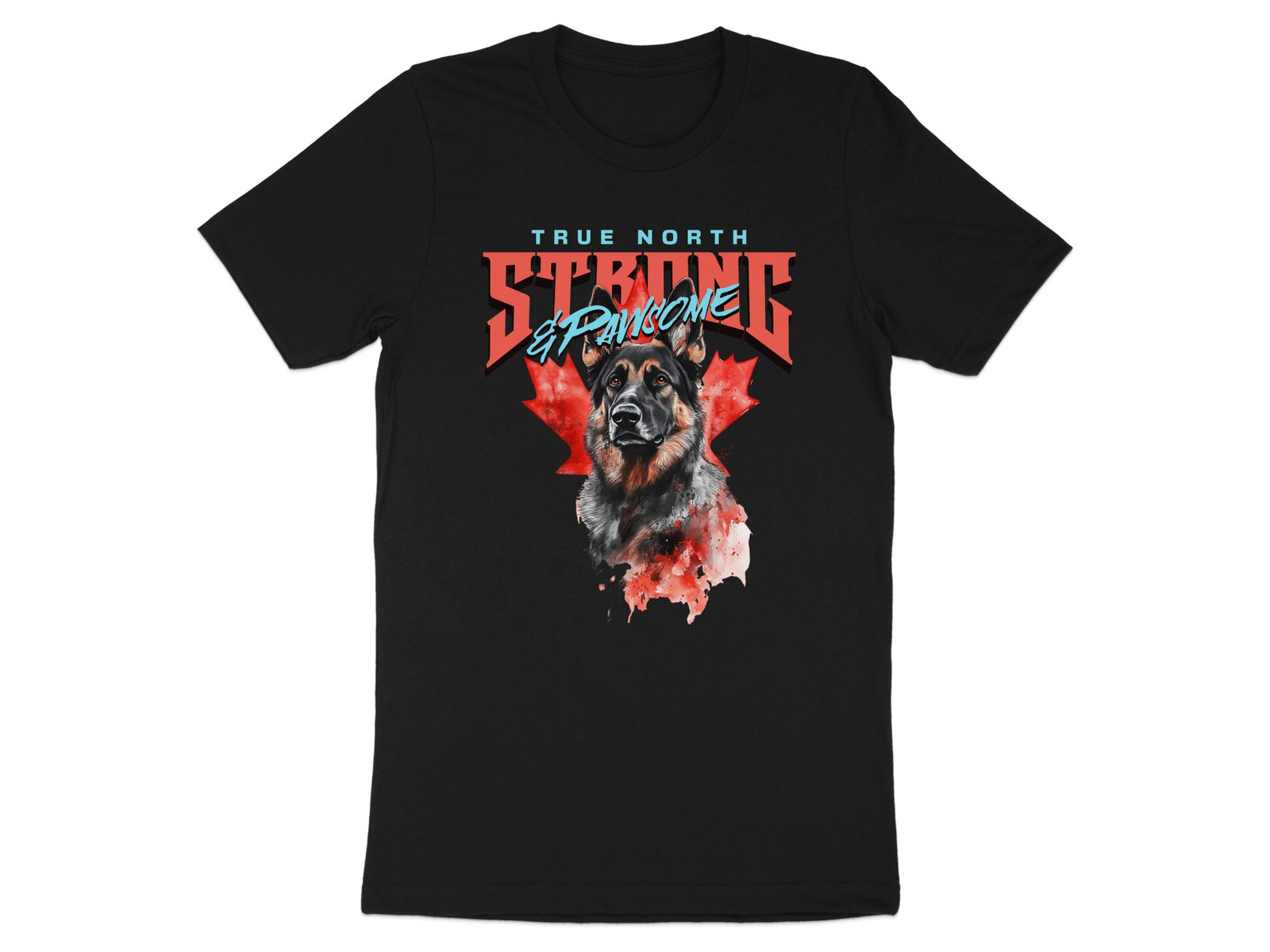 True North Strong and Free Dog T-Shirt product