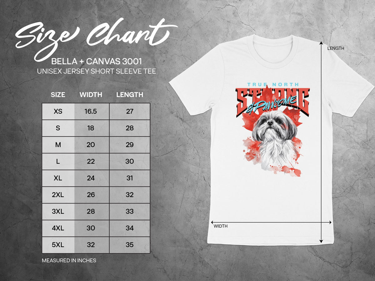 Truf North Stylish Dog Print Unisex Jersey Tee product type