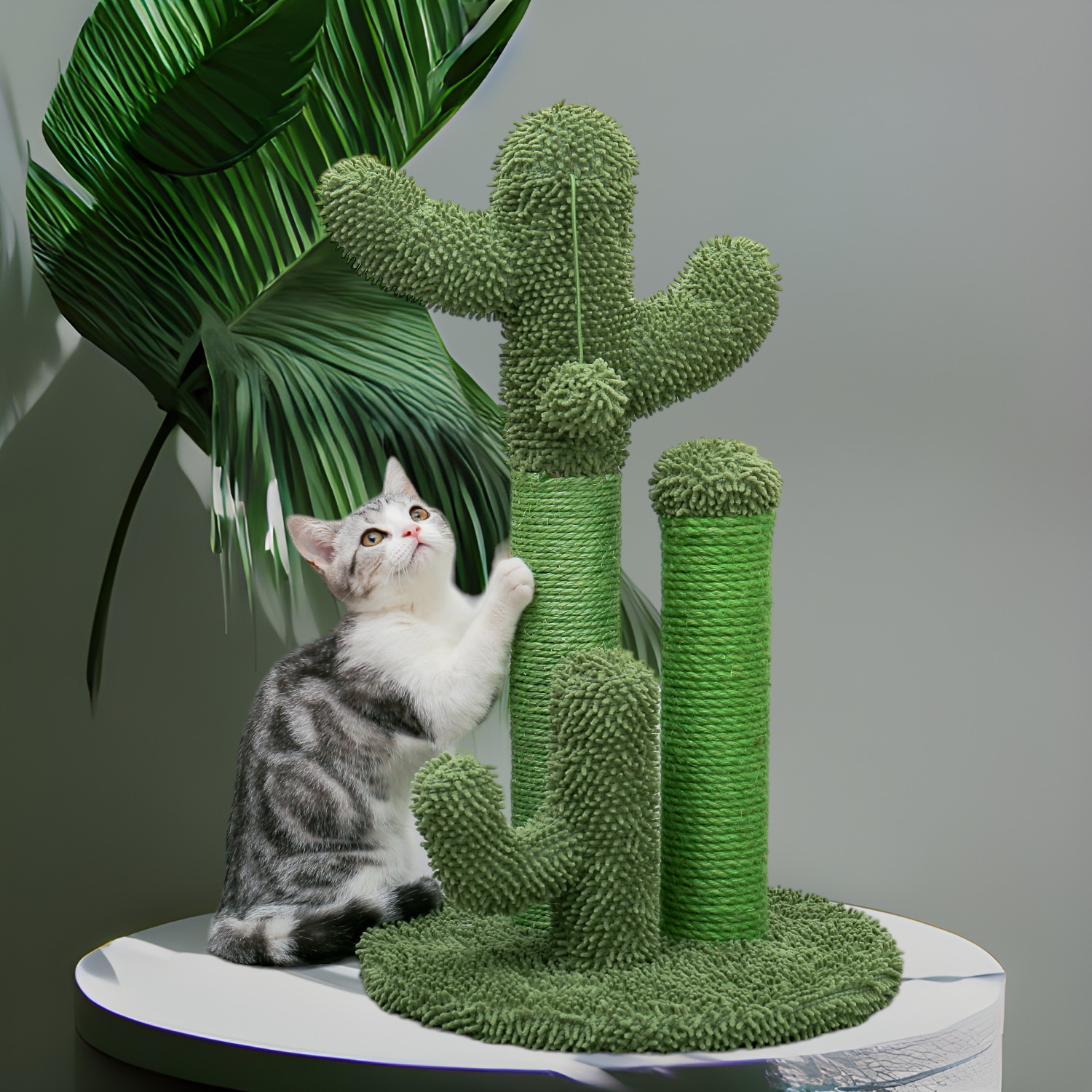 Cute Cactus Cat Scratching Post