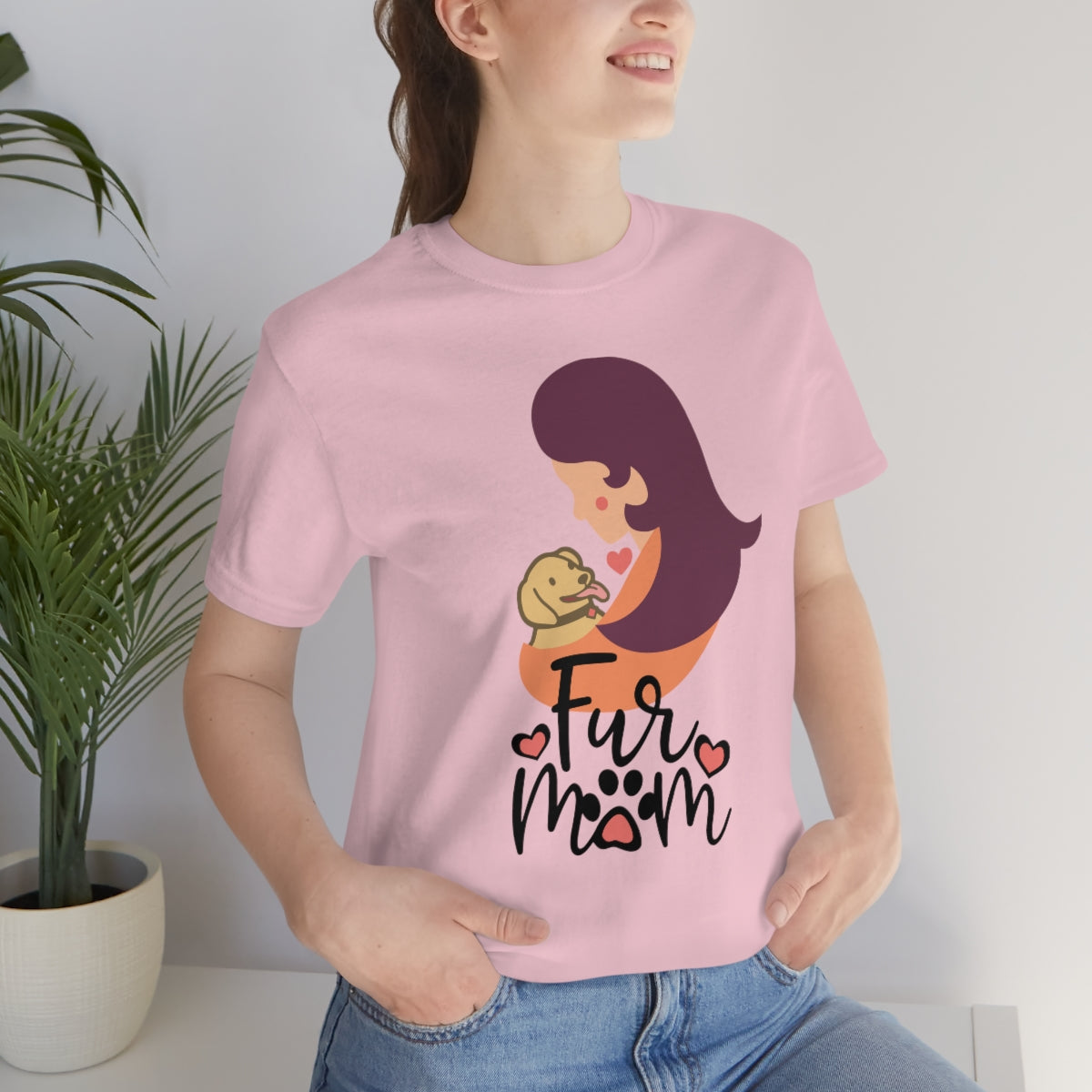 Fur Mom T-Shirt For Those That Love Their Furry Kid!