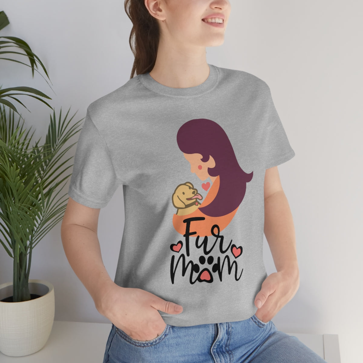 Fur Mom T-Shirt For Those That Love Their Furry Kid!