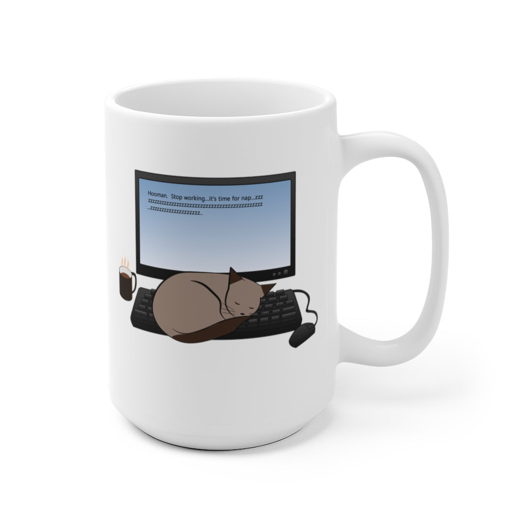 cat nap coffee mug