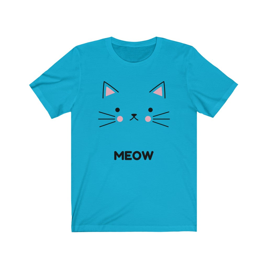 The Cute Meow - Unisex Jersey Short Sleeve Tee