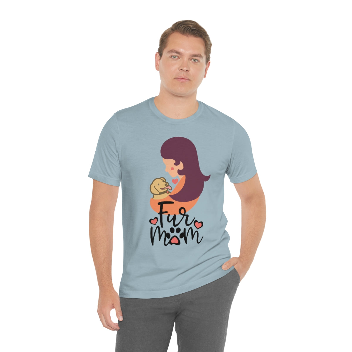 Fur Mom T-Shirt For Those That Love Their Furry Kid!