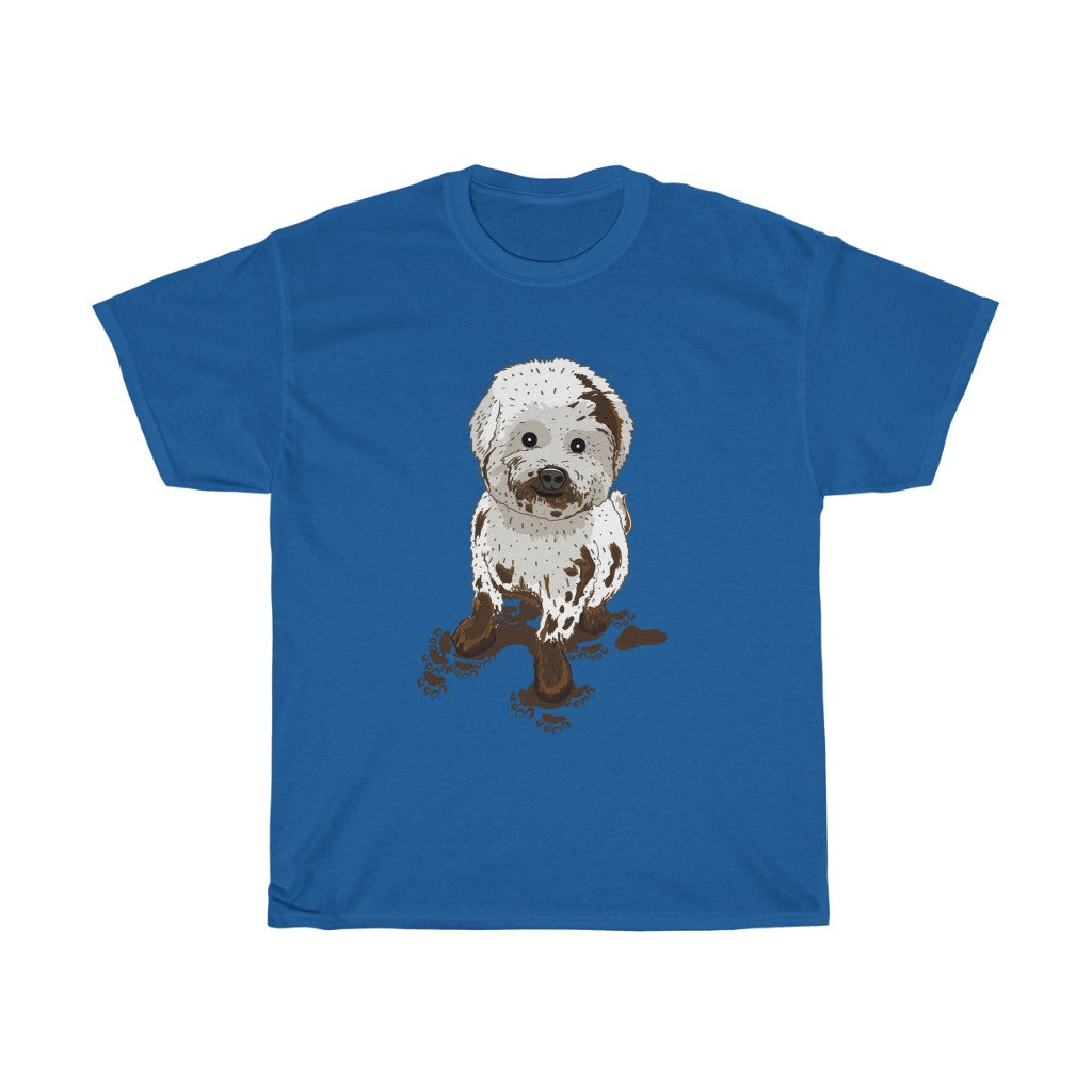 Muddy Paws Are Here Again!  - Unisex Heavy Cotton Tee
