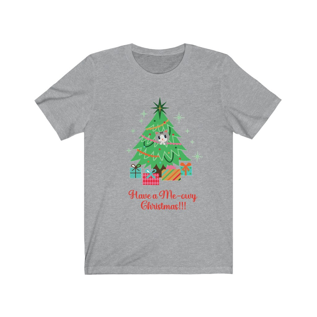 Meowy Christmas tee