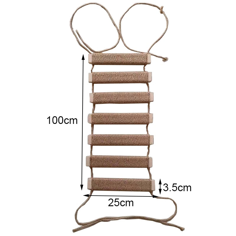 Sisal Rope Cat Ladder or Bridge - Chaiyat Boutique